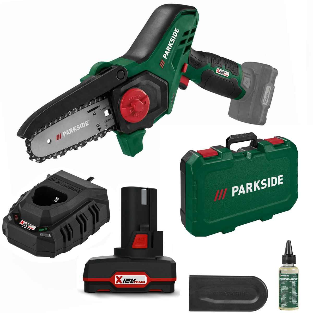 PARKSIDE® PARKSIDE 12V Akku-Gehölzschneider PGHSA 12 D3, Akku 4.0 Ah / Ladegerät