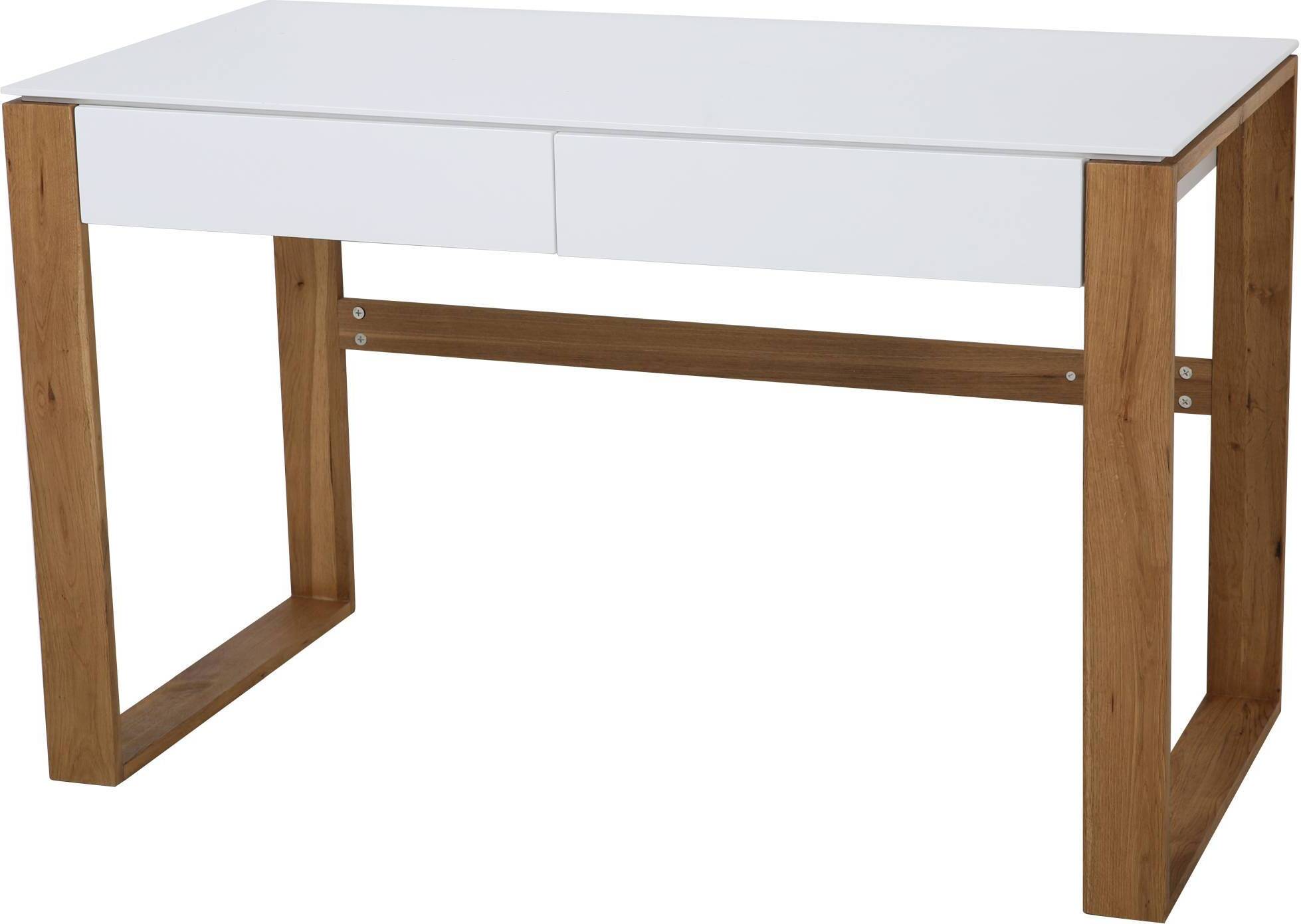 Schreibtisch DATTELN in weiß, T60 x B120 x H75 cm