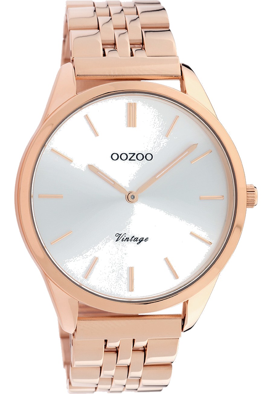 Oozoo - Dámske hodinky - C9988 - Ružové zlato strieborné