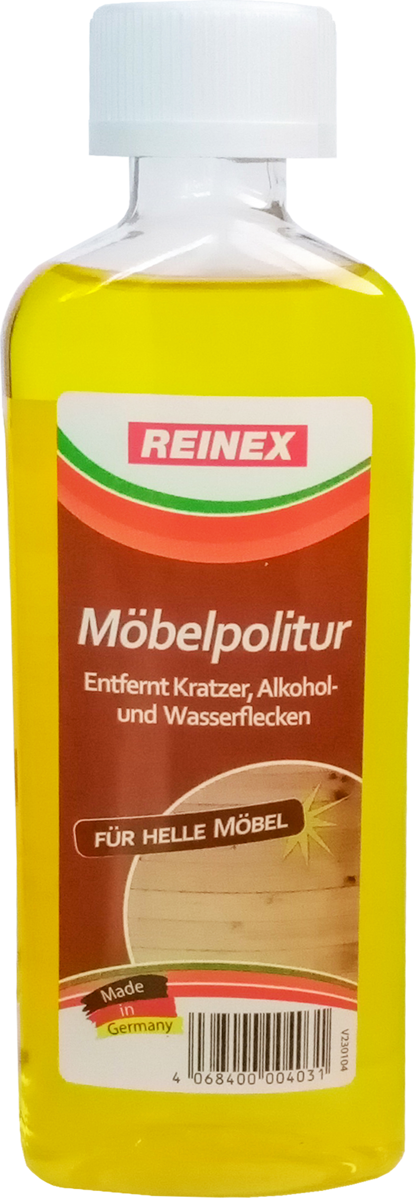 REINEX MÖBELPOLITUR 175ml für helle Möbel Politur Möbelpflege Pflegemittel (für helle Möbel)