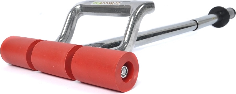 WoodFan Große 19 cm breit Gummidruckwalze für Furnier Laminat Tischler Druckwalze Andruckrolle