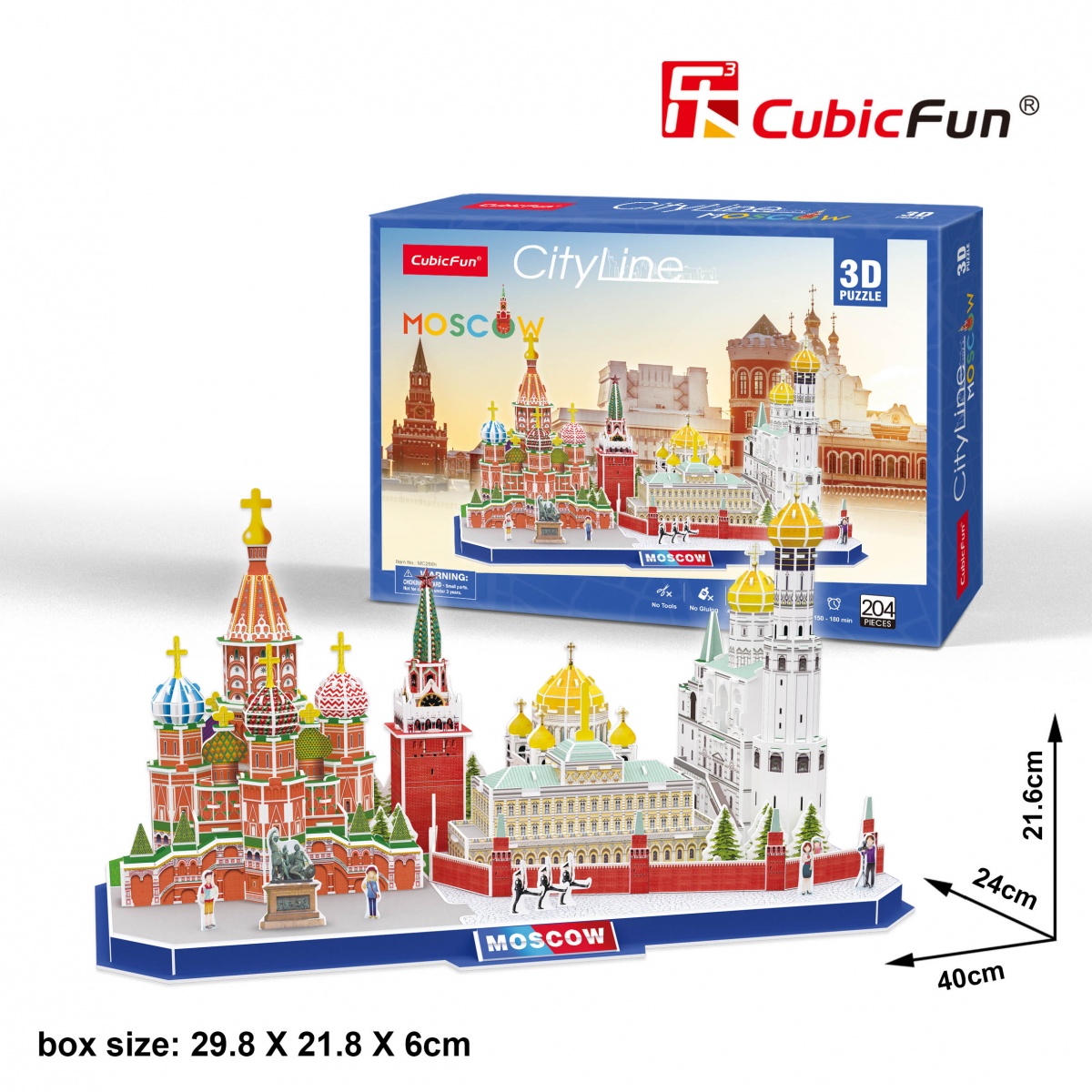 Cubic Fun 3D Puzzle Stadtansicht City Line Paris Frankreich 