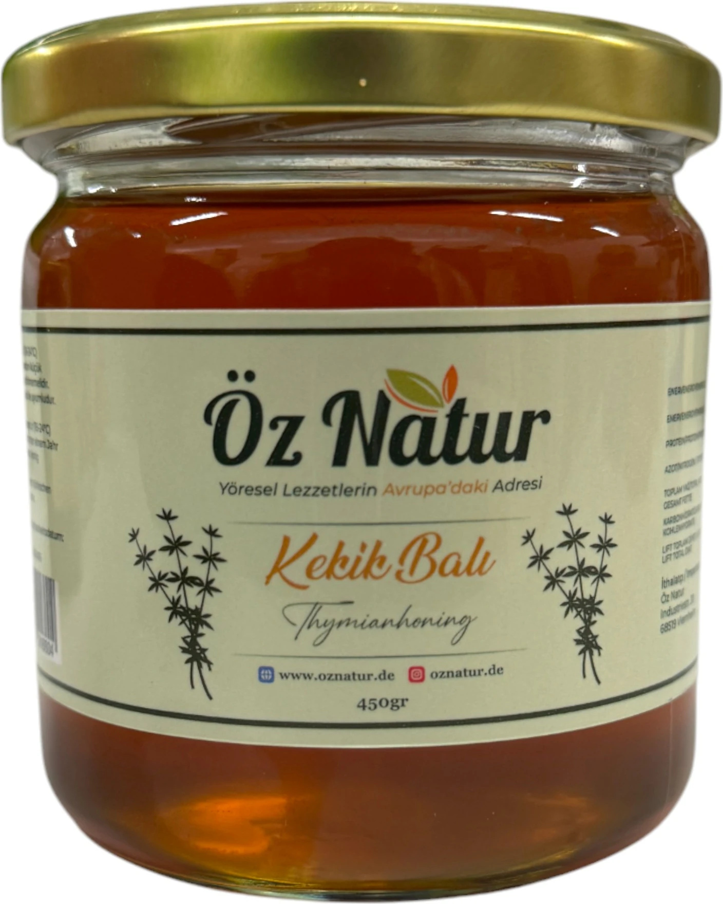 Öz Natur | Thymianhonig 450g Kirmizi-3