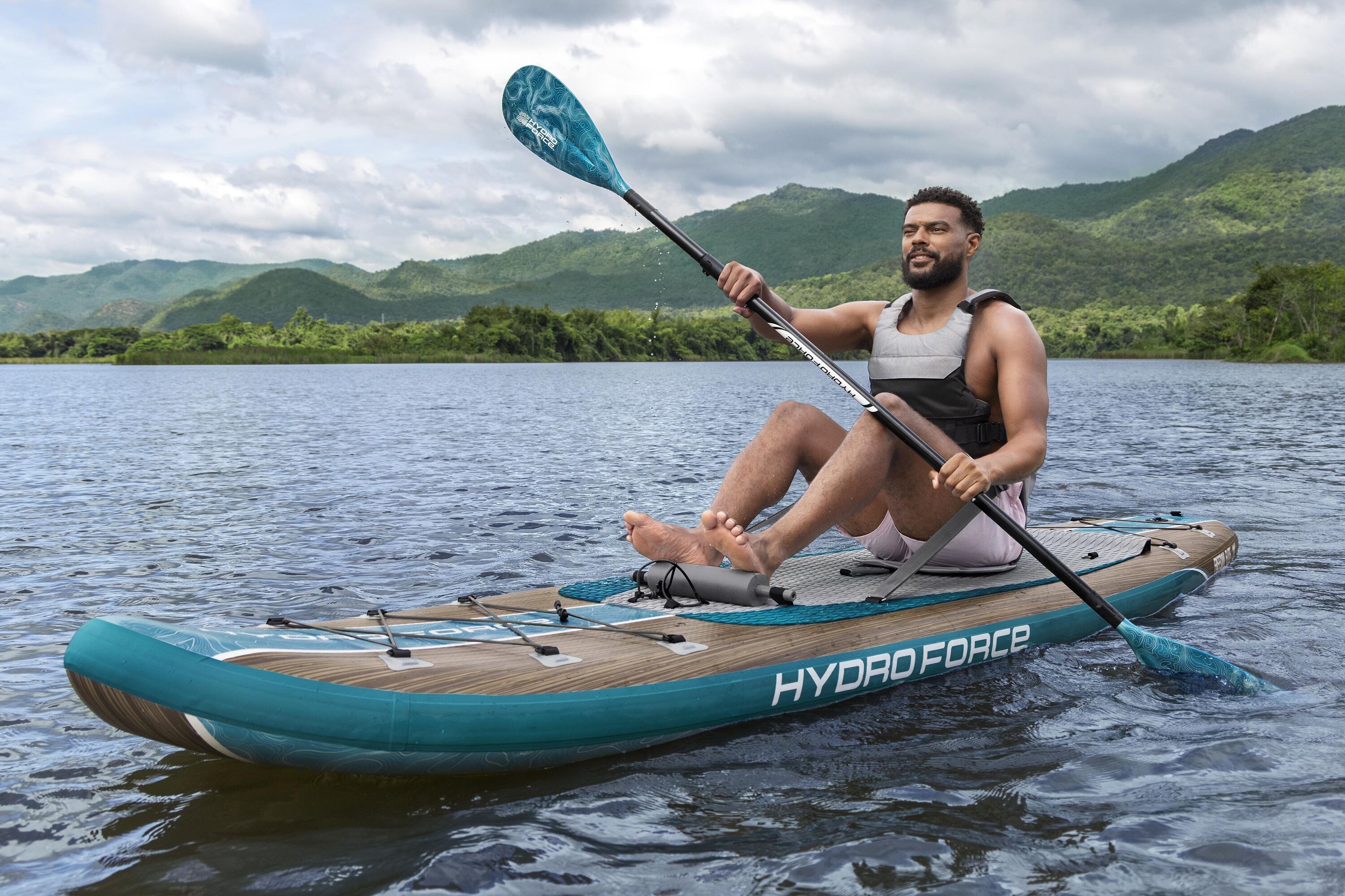 Paddleboard Bestway 65350 Stand Up Hydro-Forc Aqua Wander TravelTech