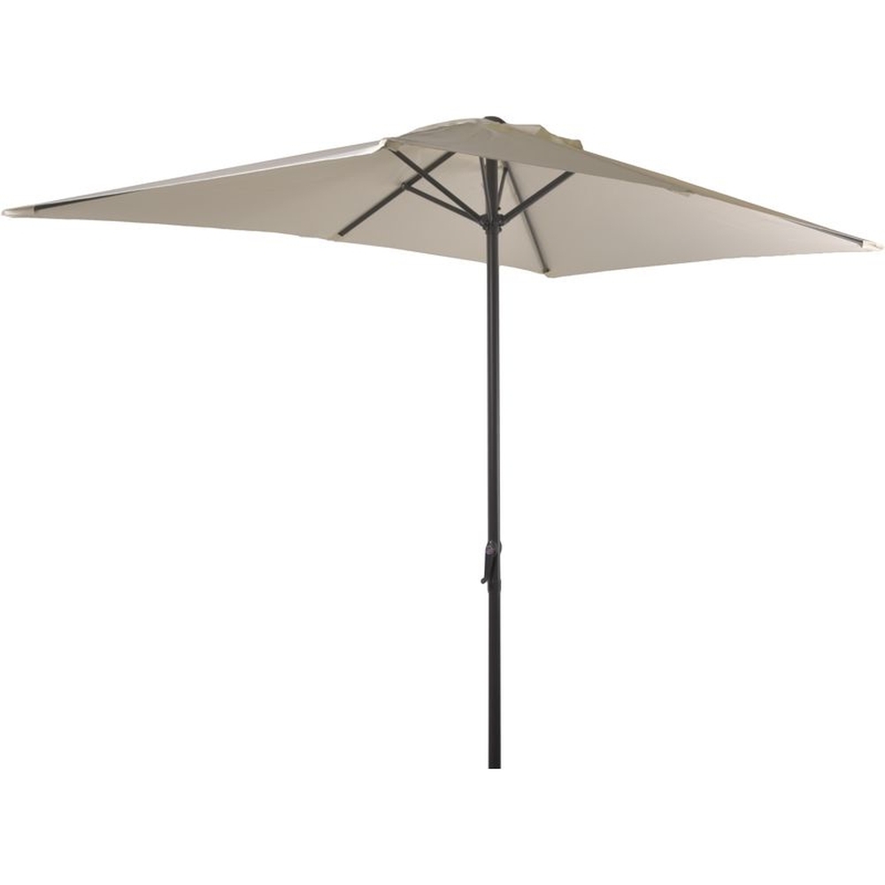 Gartentrends Sonnenschirm >Bietigheim< in grau aus Polyester, Stahl - 250cm (H) 240183