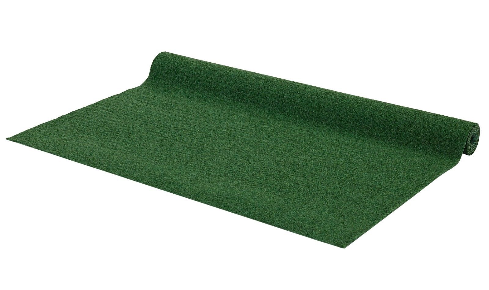 Kunstrasen Rasenteppich mit Noppen samtweich 500 x 150 cm Farbe grün 