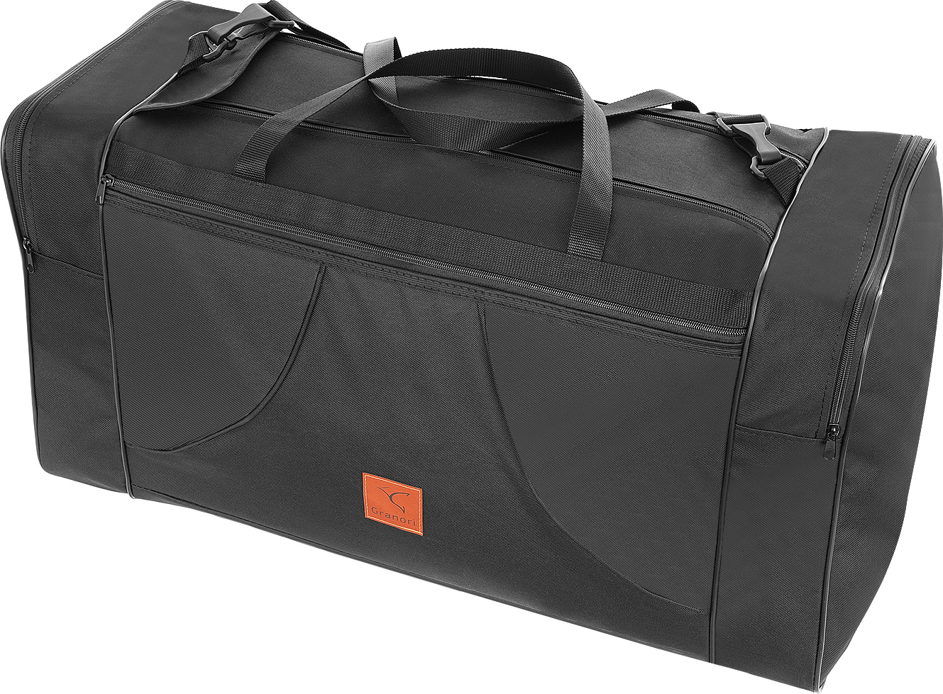 Granori XL Reisetasche 80 L für Urlaub, Sport und Freizeit in schwarz