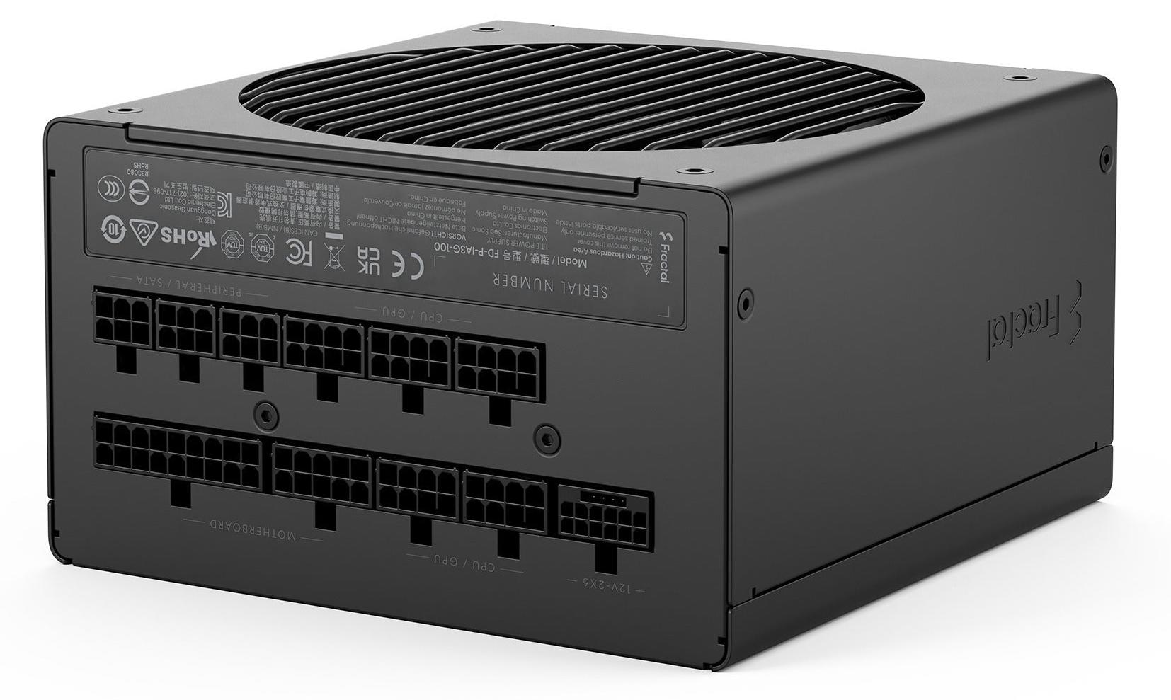 Fractal Design Ion 3 Gold 1000W, 1000 W, 100 - 240 V, Aktiv, 45%, Überstrom, Überlastung, Überspannung, Kurzschluß, Unterspannung, 24-pin ATX FD-P-IA3G-100