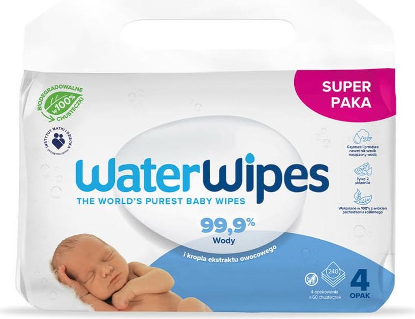 WaterWipes BIO-Baby-Feuchttücher 4x60Stk.