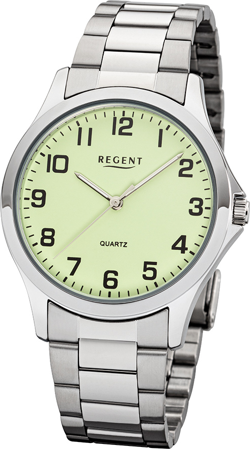 REGENT 1152405 Herrenuhr 39 mm Leuchtzifferblatt 5 BAR