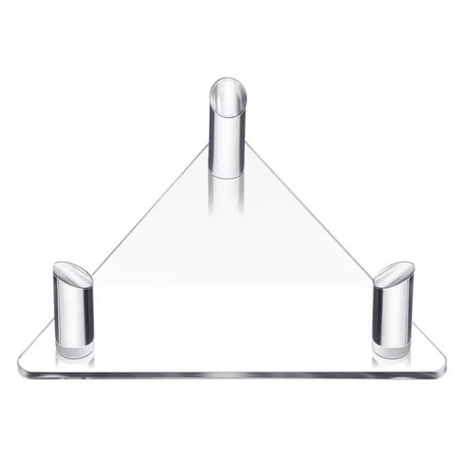 Bremen Ballständer Stabiles, verdicktes, hohles Design, fallfestes, solides Display, Acryl, dreieckig, Fußball, Volleyballhalter, Ballsport 3660008