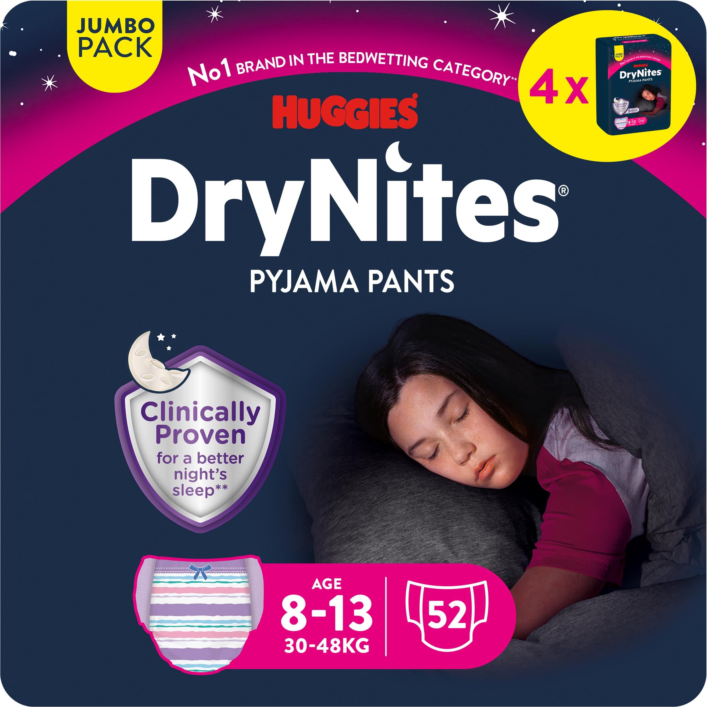 Huggies DryNites, 52 St. (4 x 13), Windel 05029054210536