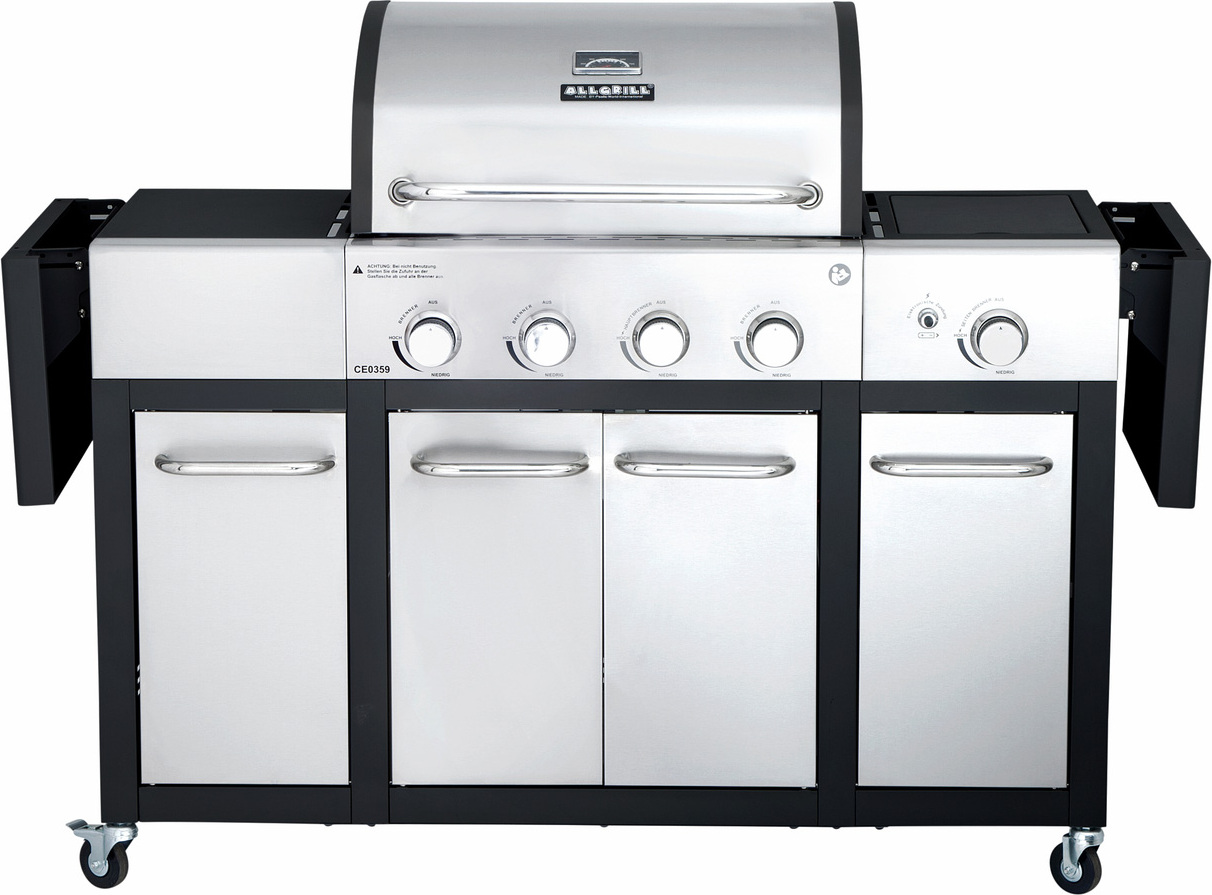 All'Grill ALL'GRILL MAJOR vrátane sklopných bočných stolov - 15,5 kW, 4 horáky