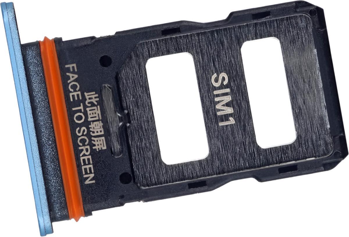 Simkartenhalter für Xiaomi Redmi Note 12 Pro 5G (22101316C, 22101316I), Blau 48200000P23W