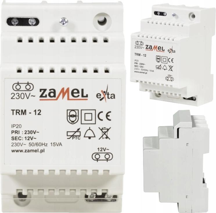 Modularer Transformator 230/12V AC TRM-12 ZAMEL