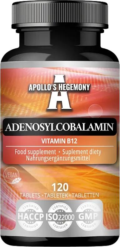 Apollo's Hegemony Adenosylcobalamin 120 Tabletten - bioverfgbares Vitamin B12 - 480 Portionen APO-00321