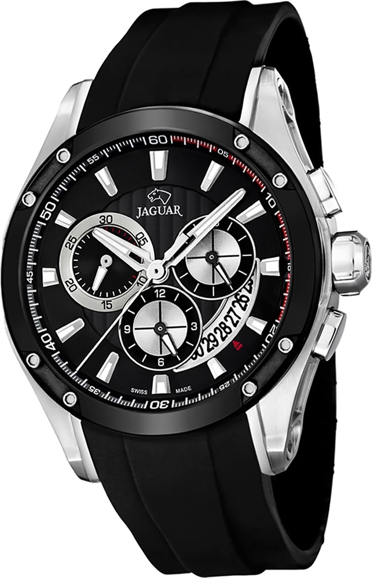 Pánske hodinky Jaguar PUR J688/1 Športové náramkové hodinky Black Special Edition D2UJ688/1