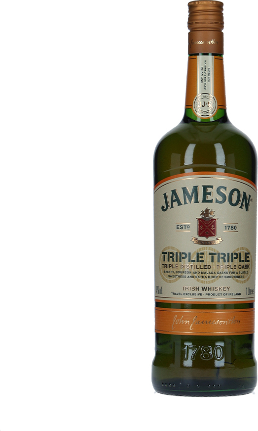 ウイスキー JAMESON TRIPLE TRIPLE 1000ml Jameson Irish Whiskey Triple Triple 750ml - Luekens Wine