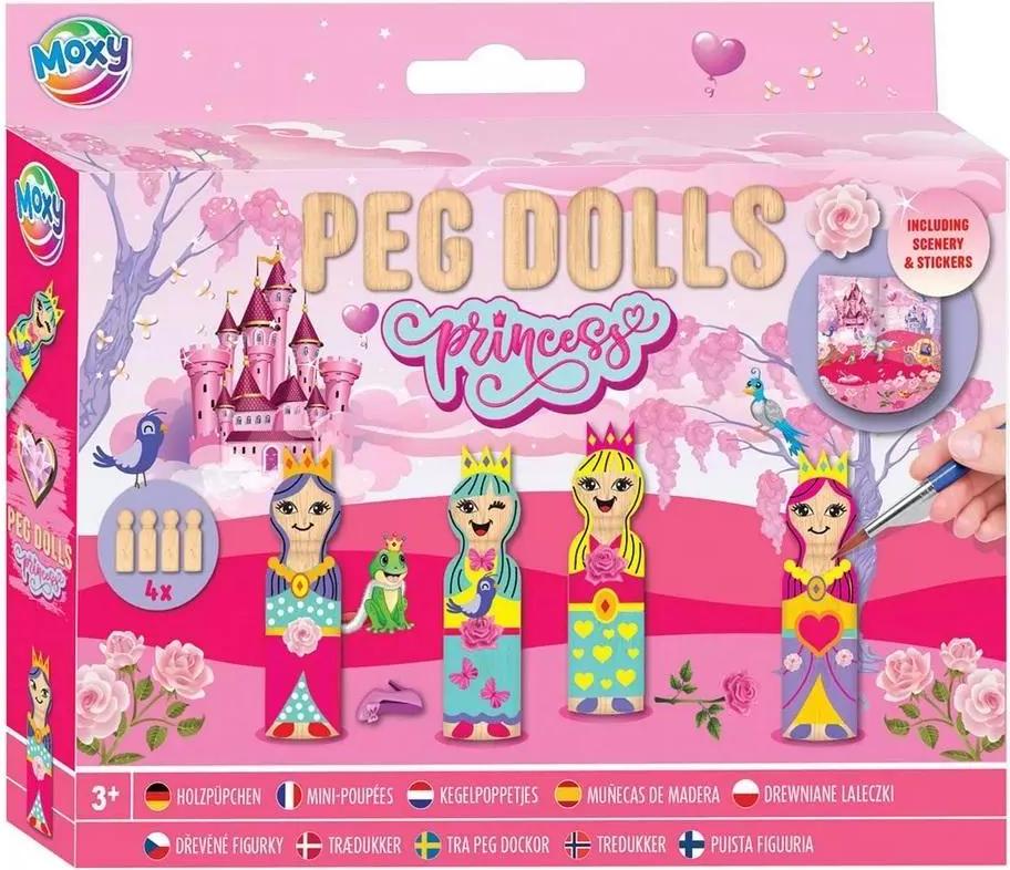 Grafix Holzprinzessinnenpuppen-Set 3554