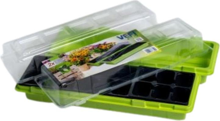 CARUNO Mini-Gewächshaus für den Anbau von 36 Setzlingen