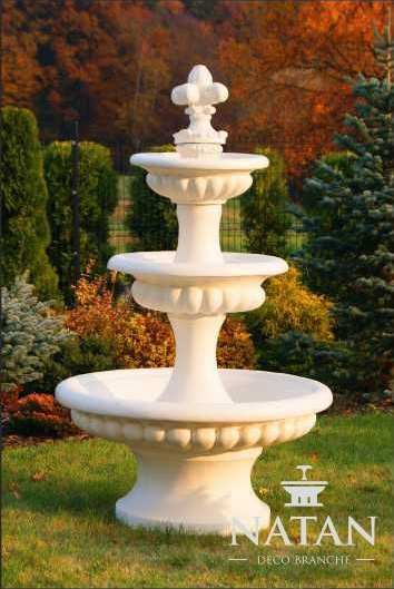 AEA Springbrunnen Garten Teich Brunnen 205cm Steinbrunnen Gartenbrunnen Fontaine Neu JVM4062292043581