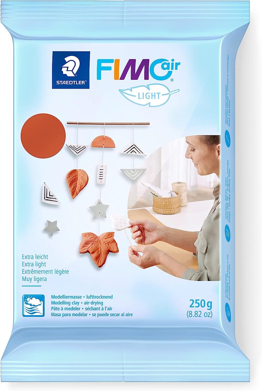 FIMO air light Modelliermasse lufthärtend terrakotta 250 g 8131-76