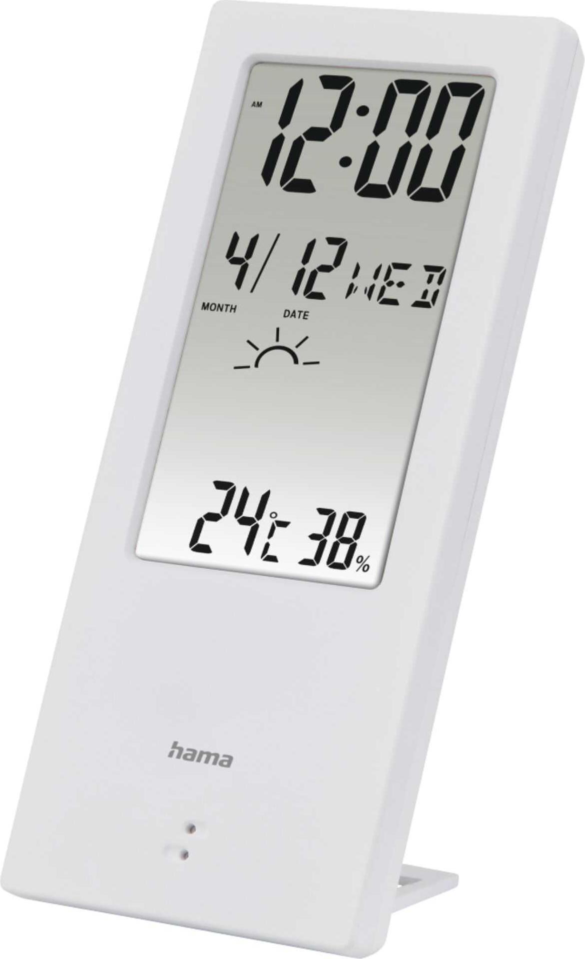 Hama TH-140, Elektronisches Umgebungsthermometer, Drinnen, F, °C, -40 - 50 °C, Digital, Weiß 00186366