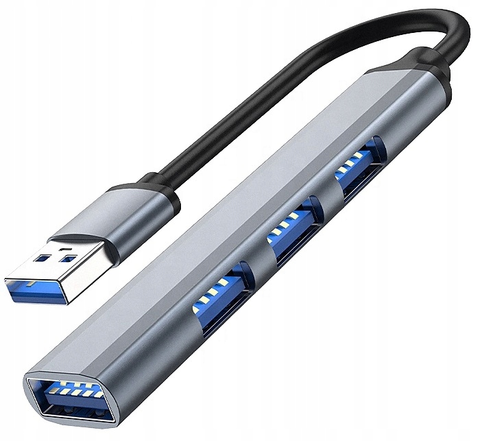 TRADEBIT Usb-Hub-Adapter 4X Usb 3.0 Port-Replikator-Splitter