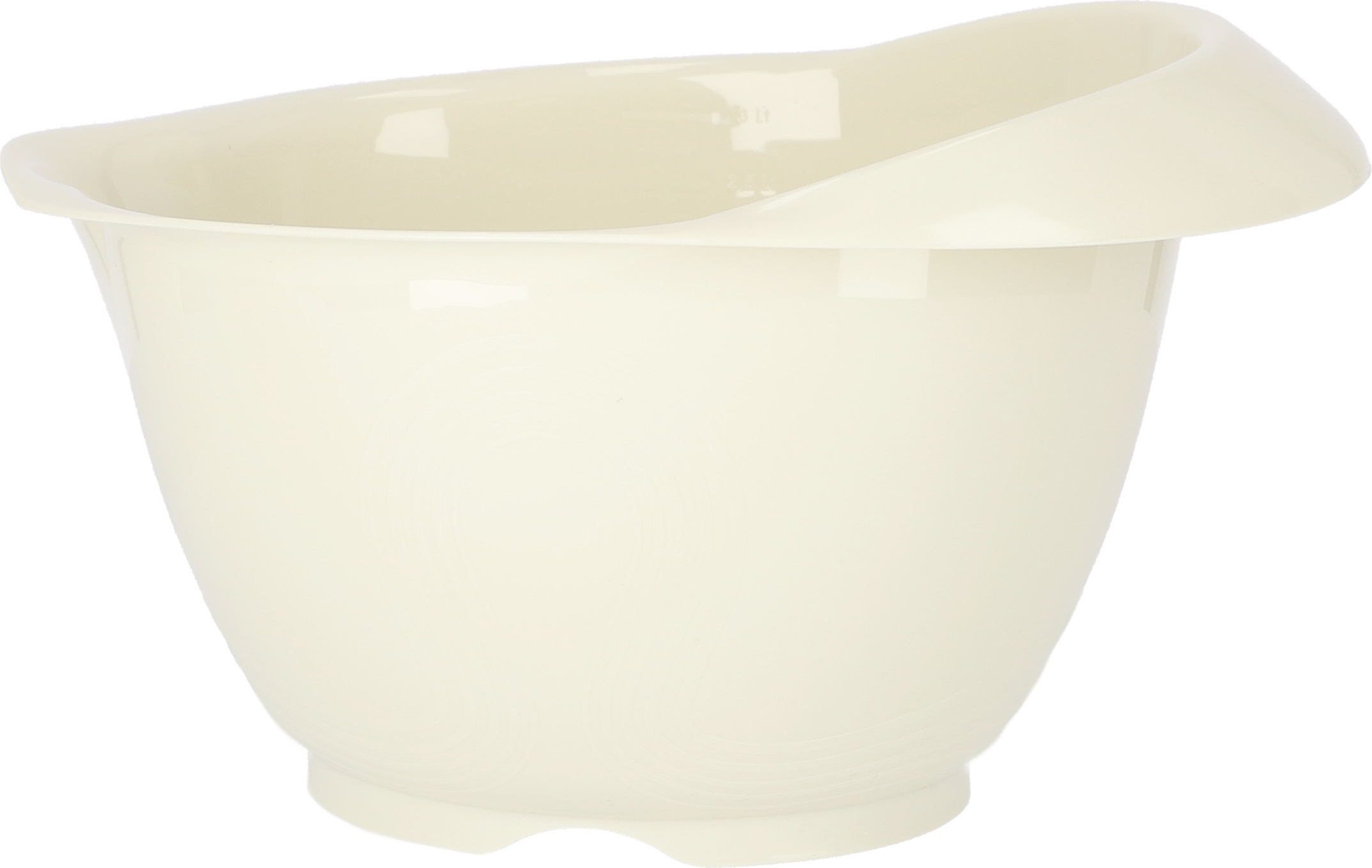 KOTARBAU® Rührschüssel mit Ausgießer Oval Rührtopf 4 L zum Anrühren Salatschüssel