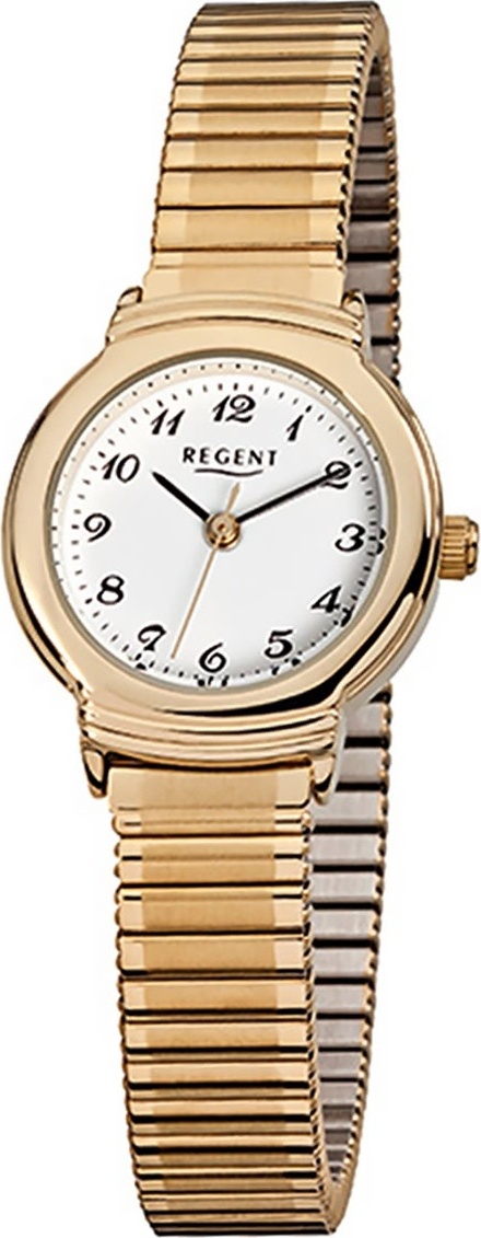 Regent oceľové dámske hodinky F-265 quartz náramok zlaté D2URF265