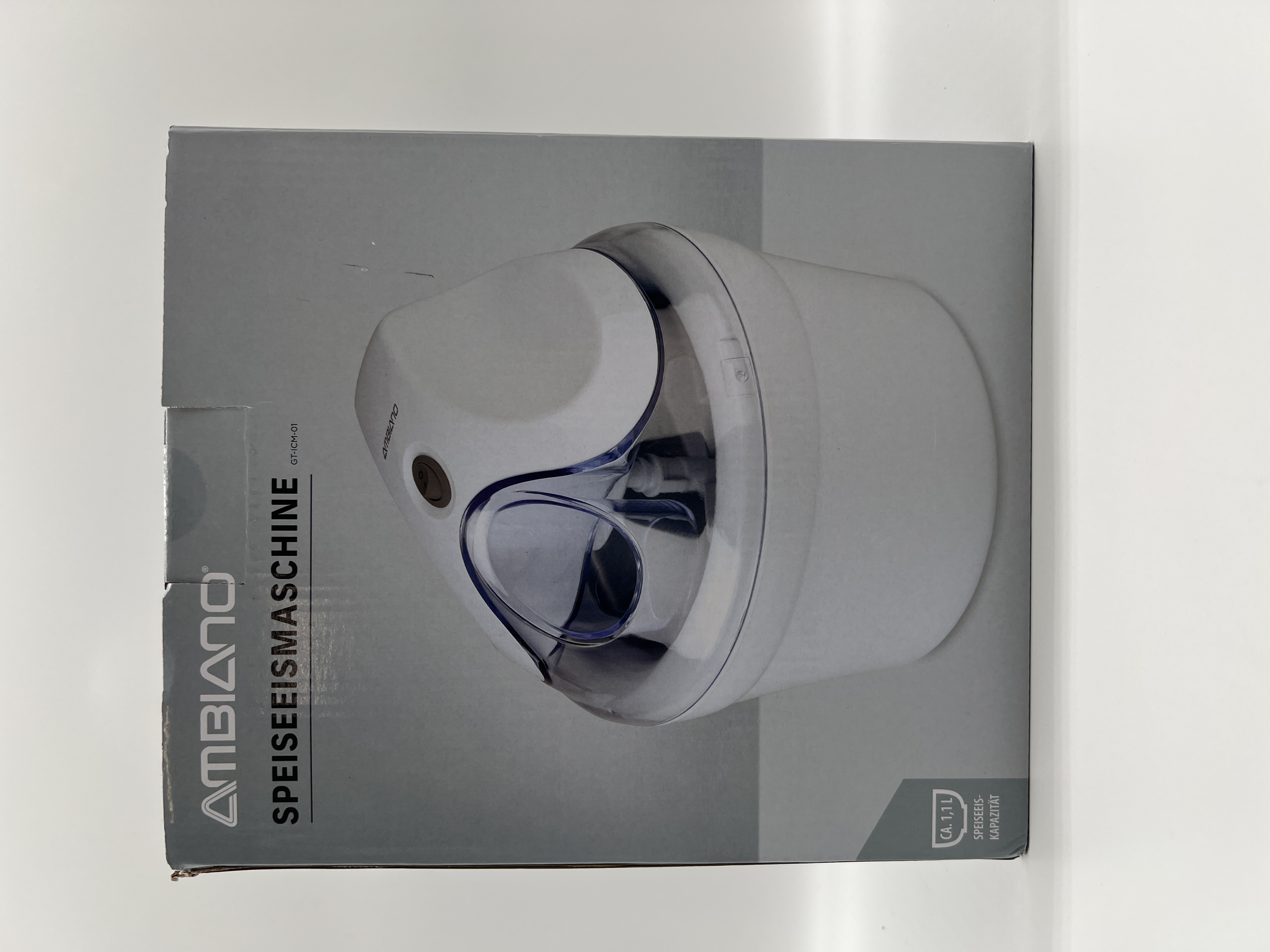 Aldi Nord Ambiano Speiseeismaschine GT-ICM-01