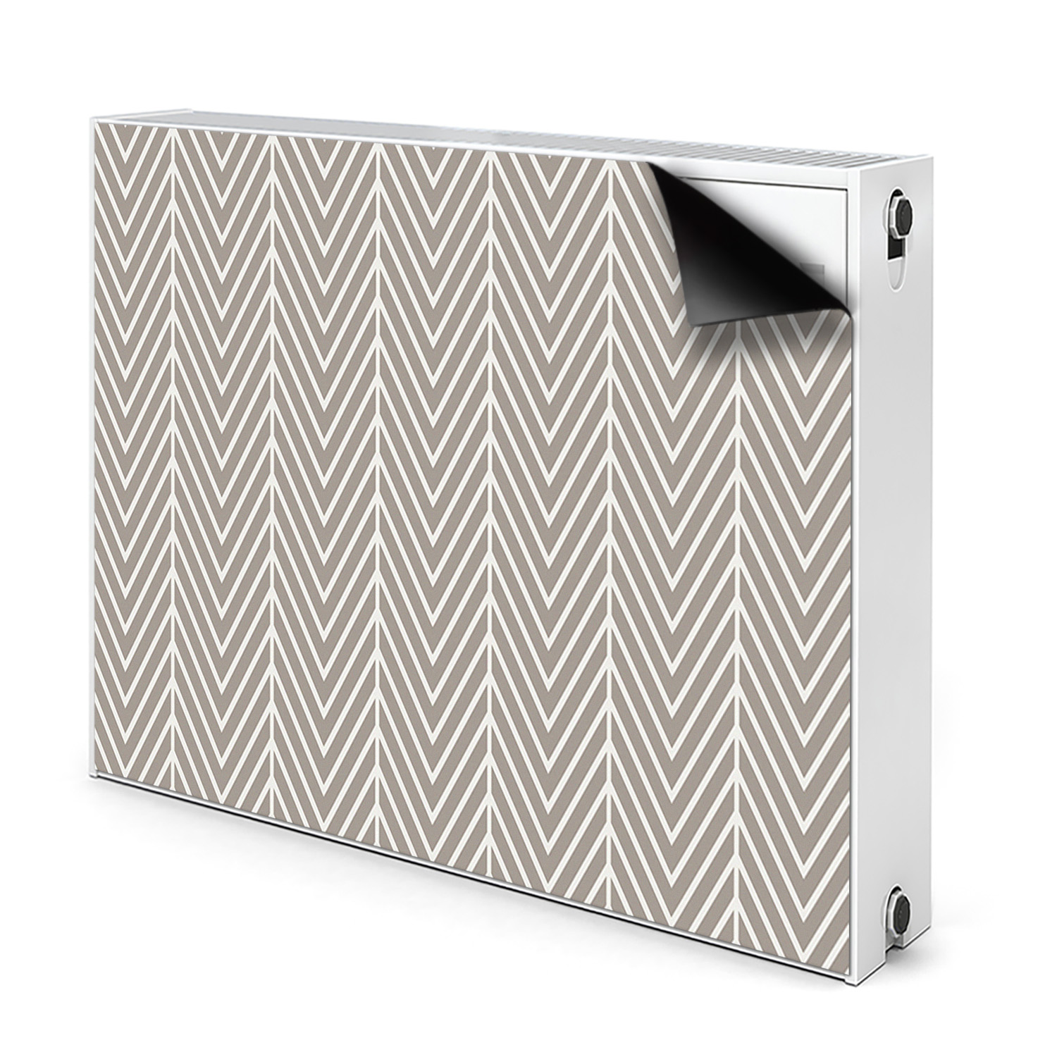 Kryt Radiátora - Magnetická fólia - Magnetická podložka - 80x60 cm - Vzor rybej kosti