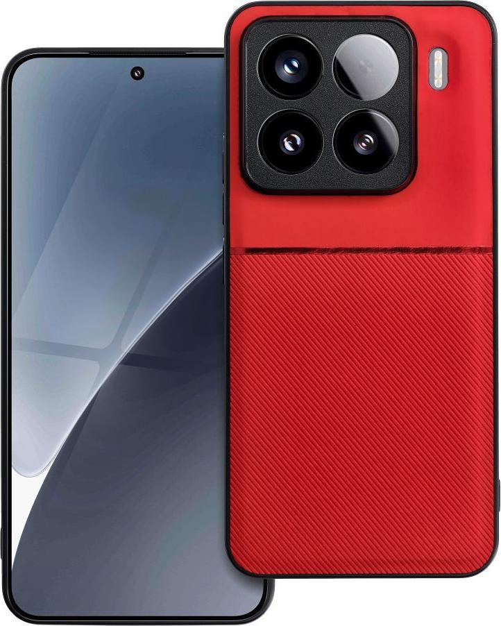 Puzdro na mobilný telefón NOBLE vhodné pre XIAOMI 15 PRO červené