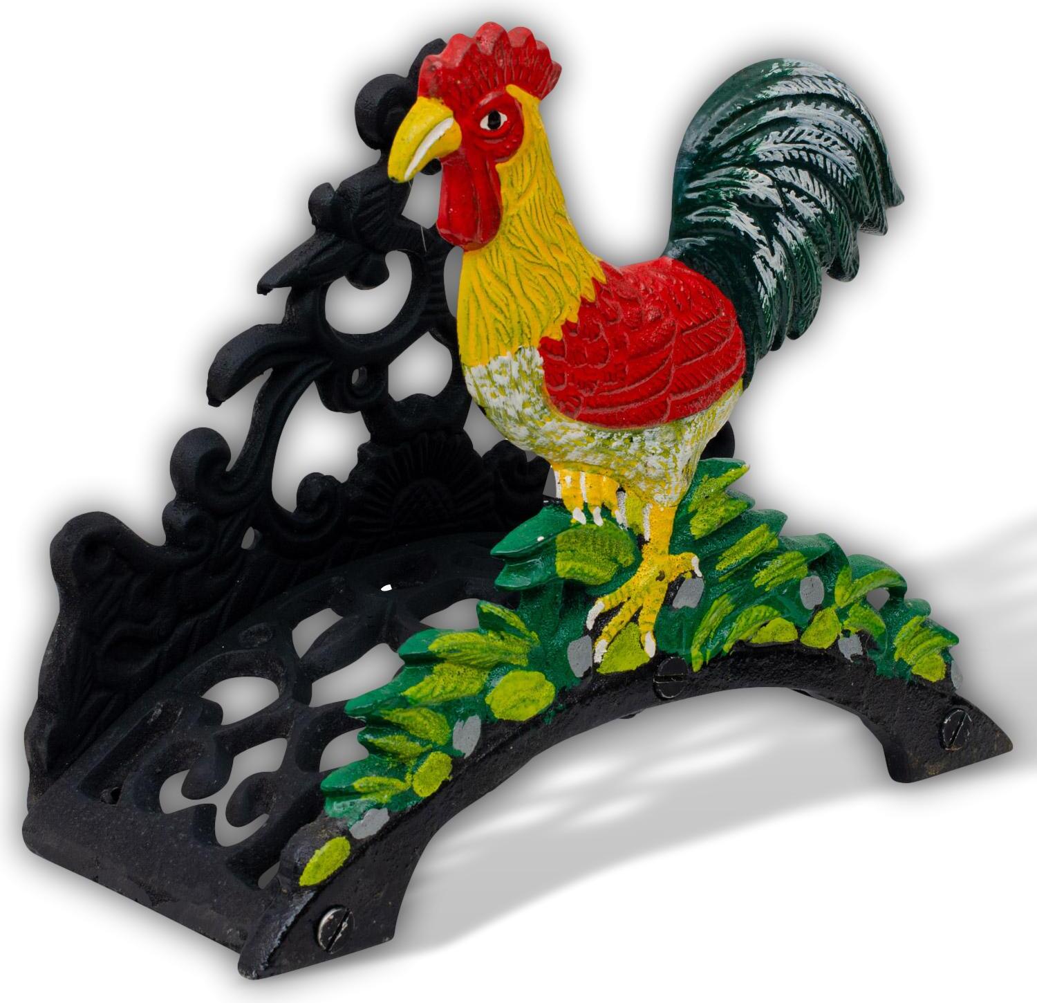 Aubaho Schlauchhalter Wasserschlauchhalter Hahn Gartenschlauch Eisen Wasserhahn Design