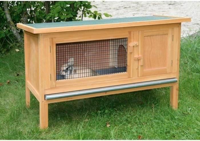 Kaninchenstall, Kerbl Fred, 100x45x62 cm, Holz, Sichere Unterkunft für Nager KER4018653828168