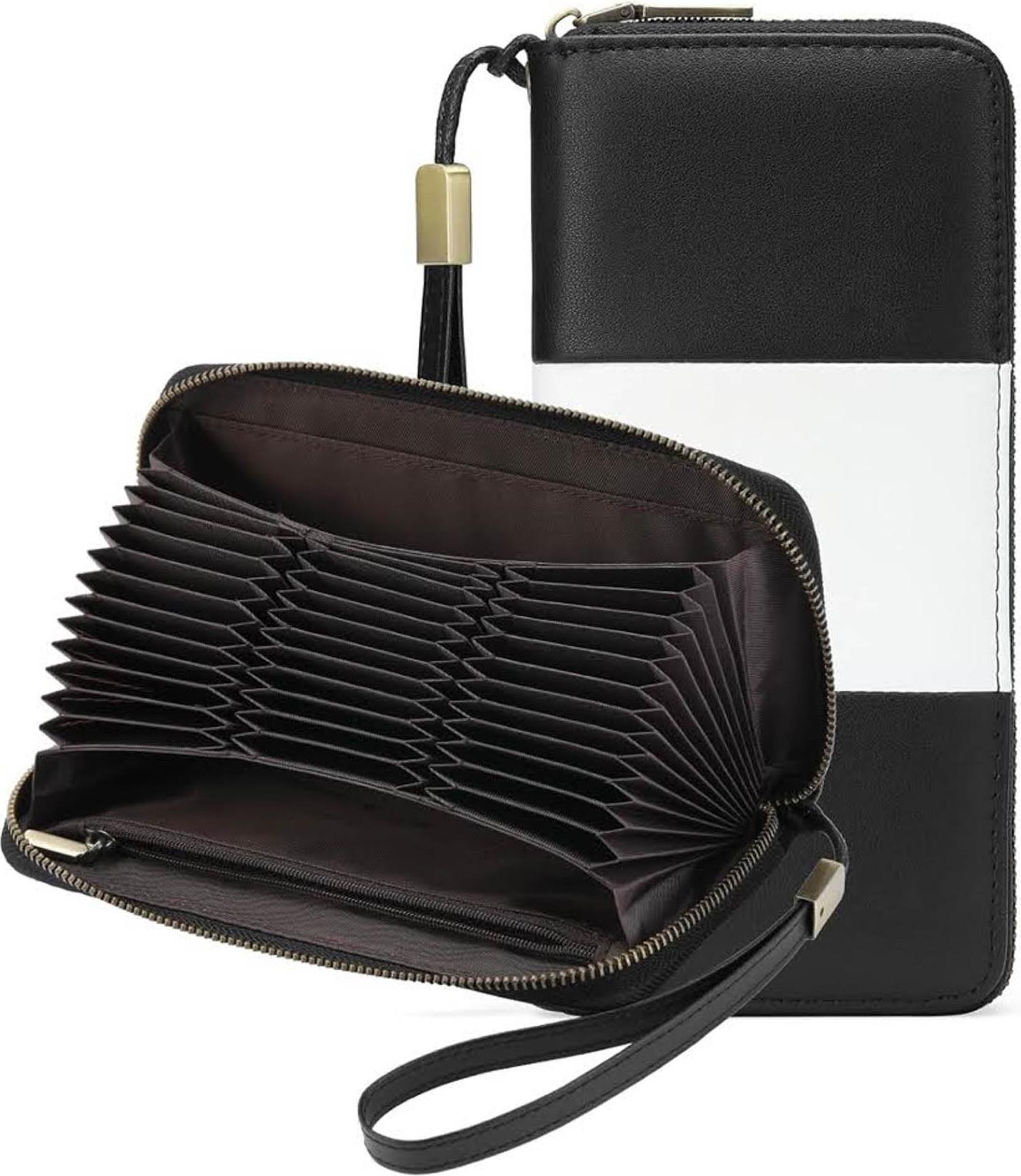 GOIACII Gojacii Damenbrieftasche, 36 Karteninhaber, Kreditkartenetui, elegantes Design, kompakt und praktisch.