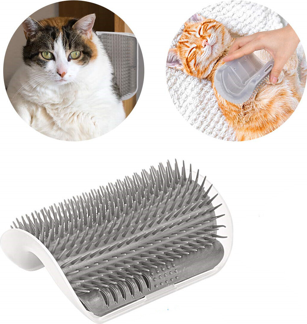 INF Cat Corner Selbstpflegebürste Grau 253130