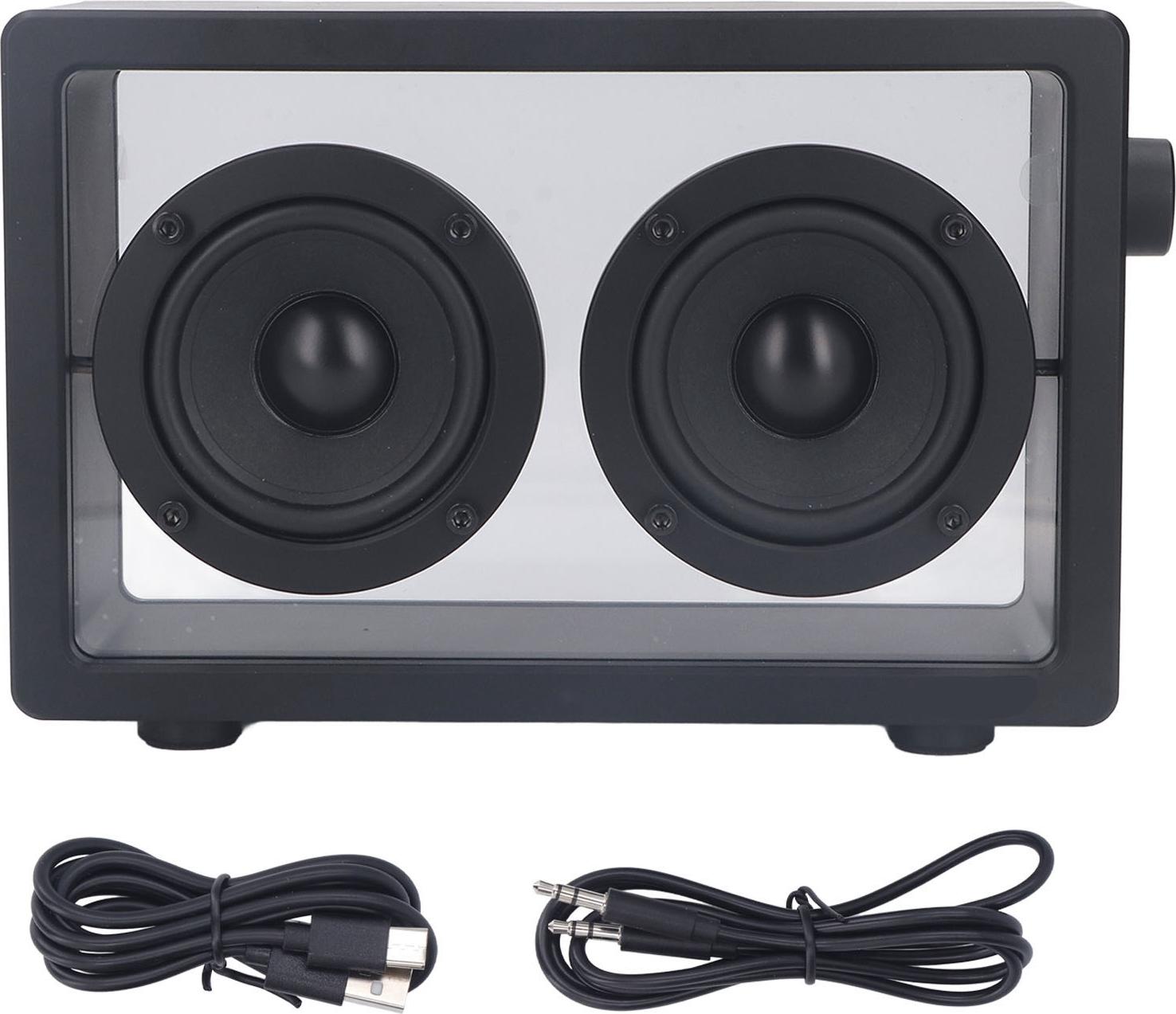 Bluetooth5.3 bezdrôtový reproduktor transparentný 16W HiFi prenosný pre domáce párty auto stolný počítač