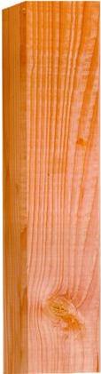 Osmo Holz und Color GmbH und co KG OSMO Pfosten - Lärche glatt ohne Kopfrundung 2000 mm