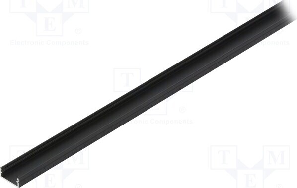 TNE 1x Profil für LED Module schwarz Aluminium oberflächlich C7010021 LED-Profile L: 1m _1GH_TOP-BEGTON12/BK-1M