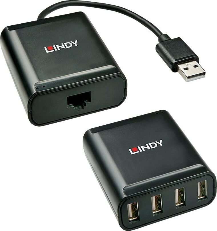Lindy 42679 Rozbočovač rozhrania USB 2.0 čierny