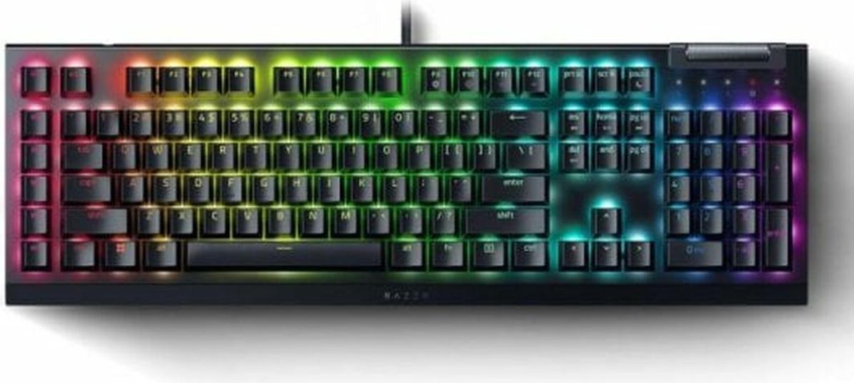 Tastatur Razer BlackWidow V4 X Yellow Switch Schwarz