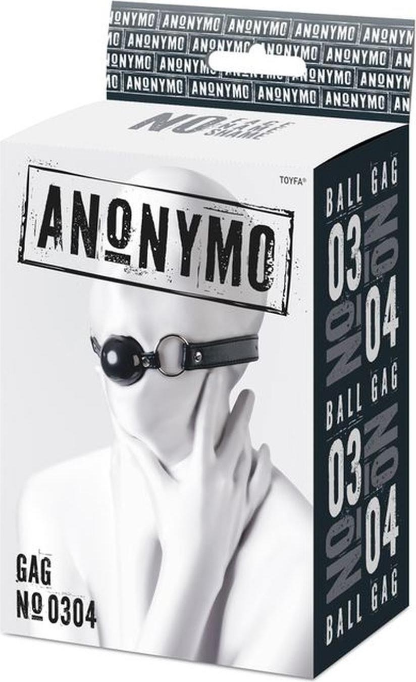 INNY Anonymer Knebel, TPR, schwarz, 64 cm