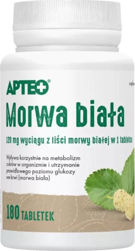 Apteo Weiße Maulbeere 180 Tabletten
