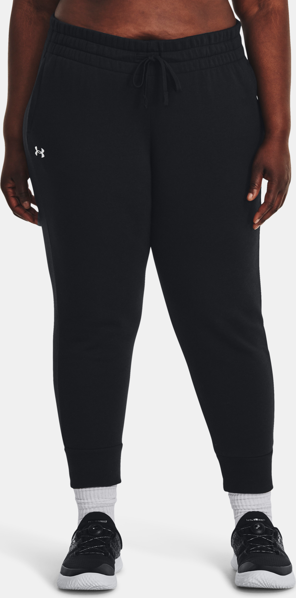 Tepláky UA Rival Fleece Joggers&-BLK