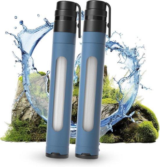 Famanu Outdoor Wasserfilter - Persönlicher Wasserfilter - Blau SHSHOP
