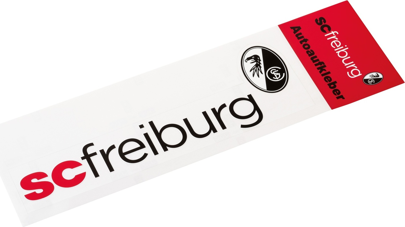 SC Freiburg Autoaufkleber „SC Freiburg"