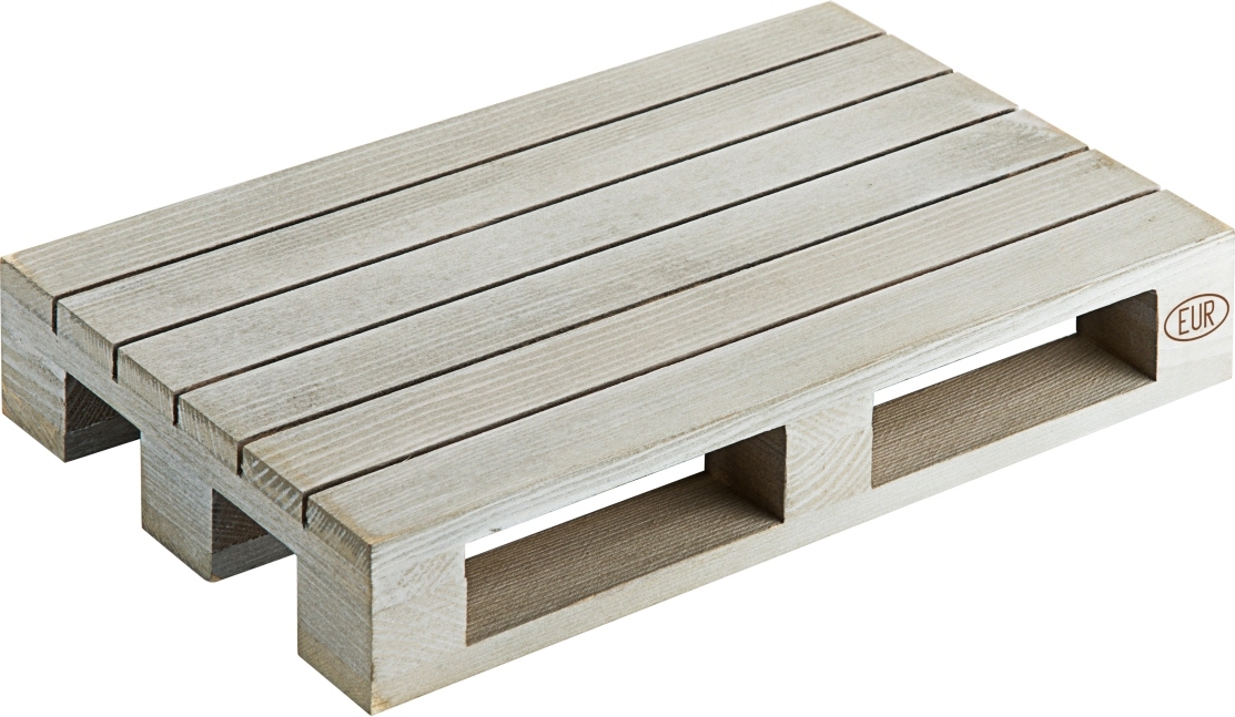 Contacto Holzpalette 20x13cm Grau 3898/201