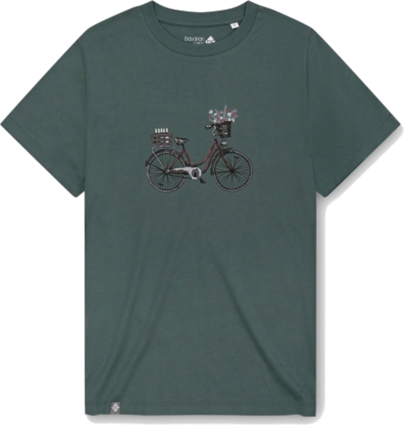 Bavarian Caps Damen Motiv T-Shirt , Expresslieferdienst - Grün, M FT