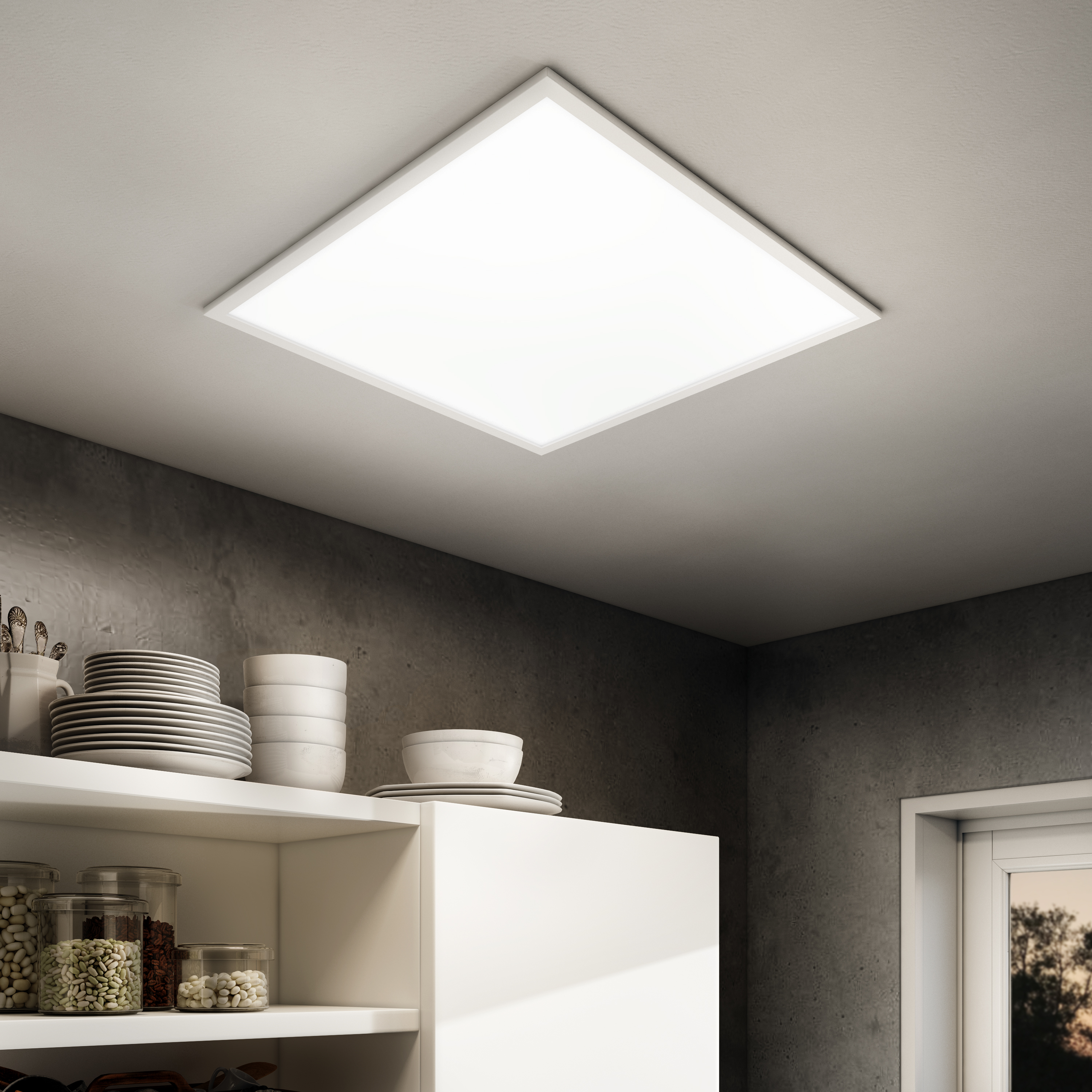 LED Panel Rund Leuchtpanel Lampe Küche Bad Decke 3 9 15 24 Watt 